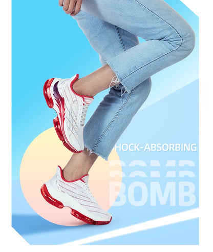 ONEMIX Fans Extra 20% off Running Shoes Air Cushion Athletic Couple Trainers Sport Jogging Shoes Outdoor Women Walking Sneakers.