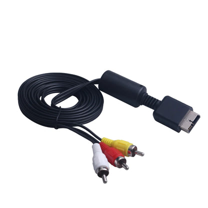 Audio Video AV Cable Game Composite 3 RCA Copper Wire PS2RGB PS2AV Multi For Sony Playstation1 2 3 PS1 PS2 PS3 Console.