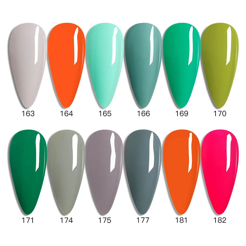 Ibdgel 12 Colors 15ML Nail Gel Polish Nail Accessories Semi-permanent Varnish Nail Art Nail Soak Off LED UV Gel Nail Venalisa.