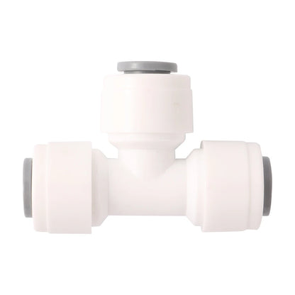 10Pcs 1/4” Slip Lock Quick Access Garden Water Connector Tee Elbow Straight PE Pipe Connector Water Filter Reverse Osmosis Parts