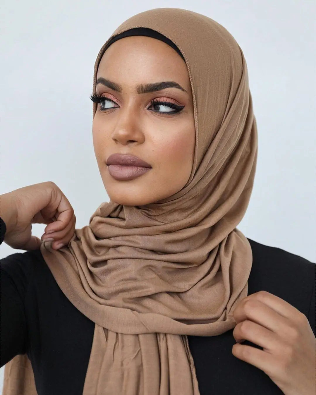 Hot Muslim Fashion Woman Soft Hijabs Scarf Shawl Plain Cotton Jersey Scarves Turban Women Long Shawls Head Wrap Headband Abaya.