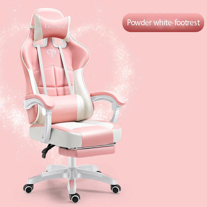 Mode Neue Rosa Computer Stuhl Office Home Mädchen Schlafzimmer Lift Stuhl Rotierenden Gaming Stuhl Anker Live-Spiel Stuhl Liege