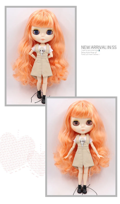 ICY DBS blyth doll 1/6 bjd toy joint body white skin shiny & matte face 30cm on sale special price toy gift anime doll.