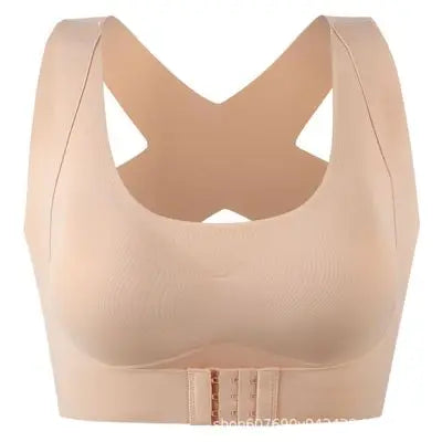1pcs/2pcs/3pcs Women Bras For Women Push Up Bra Posture Corrector Bralette Front Closure Female Underwear Cross Back Tops.