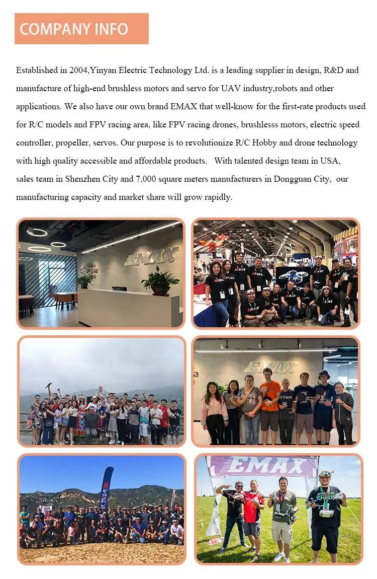 EMAX Official ECOIII Series 4Pcs 2207 3-6S 1700KV 1900KV 2400KV Brushless Motor for RC FPV Racing Drone RC Quadcopter Parts New.