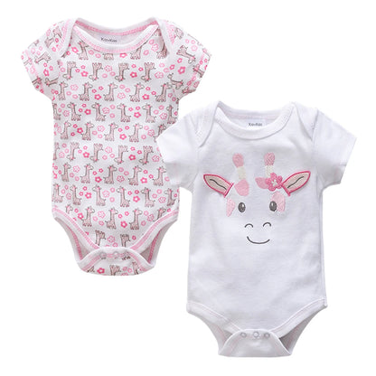 3 teile/los Baby Jungen Body Mode Körper Anzüge Kurzarm Neugeborenen Overalls Cartoon Kinder Baby Mädchen Strampler Kleidung Боди.