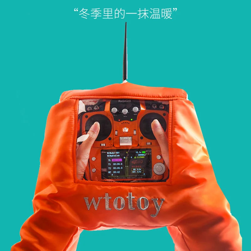 FPV Remote Control Warm Gloves Outfield Warm Cover Transmitter Shield Hand Protector Winter Outdoor for FPV RC AT10II AT9S Drone