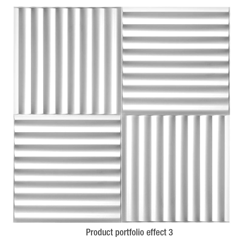 30x30cm Europe Fashion simple lines Decorative 3D Wall Panels Diamond Design 3d Wallpaper Mural Tile-Panel-Mold 3D wall sticker