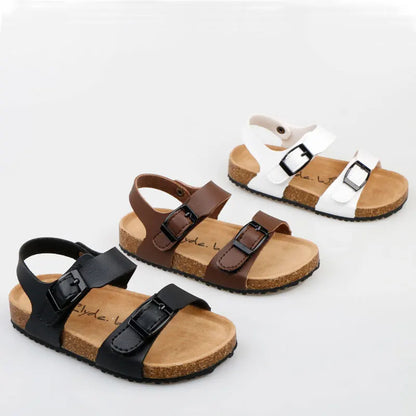 Kids Sandals Toddler Girl Shoes Boys Sandal Casual Shoes Unisex Soft Leather Girls Sandals Summer Kids Shoes 1-3 4-6 Year Old.