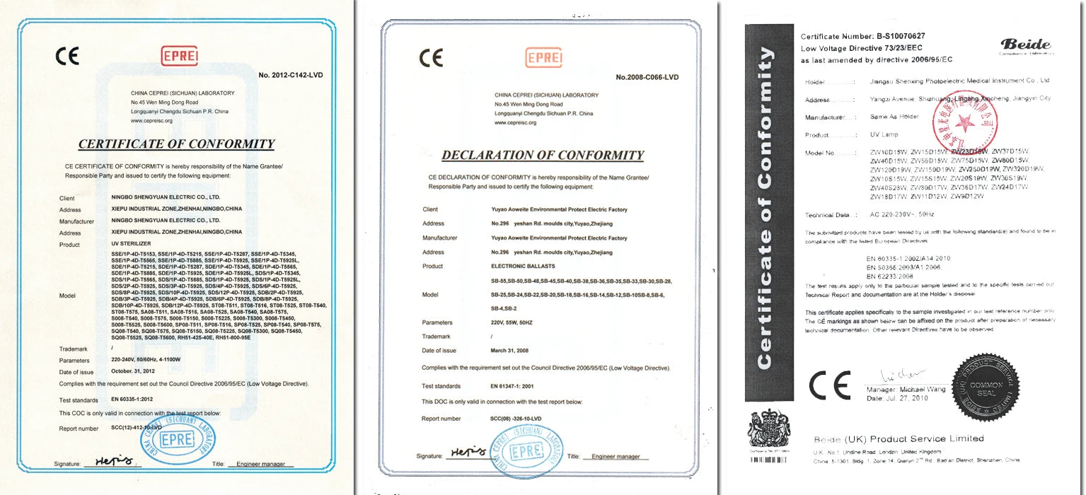 2Gpm Flow Switch Ultraviolet Water Filter for Household Water Sterilization.