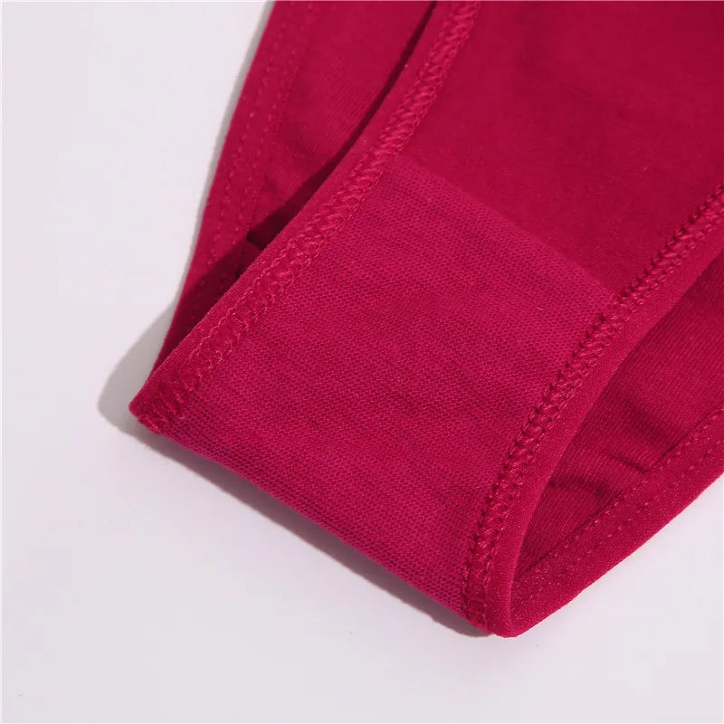 FINETOO 3Pcs/set Cotton Briefs Panties Women Sexy Low Waist Underwear M-2XL Ladies Cotton Underpants Soft Feamle Lingerie 2024