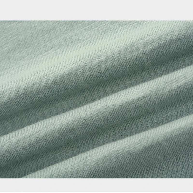 Fashionable Bamboo Cotton Long Sleeve Vintage T-shirts Men Casual Thin Tops Tees Comfortable Tshirt Distressed T-shirt.