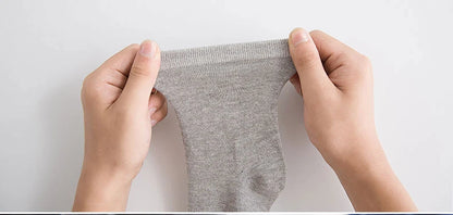 HSS 5/10 Pairs Men's Cotton Blend Socks Black Business Men Socks Soft Breathable Summer Winter for Male Socks Plus Size (6.5-14)