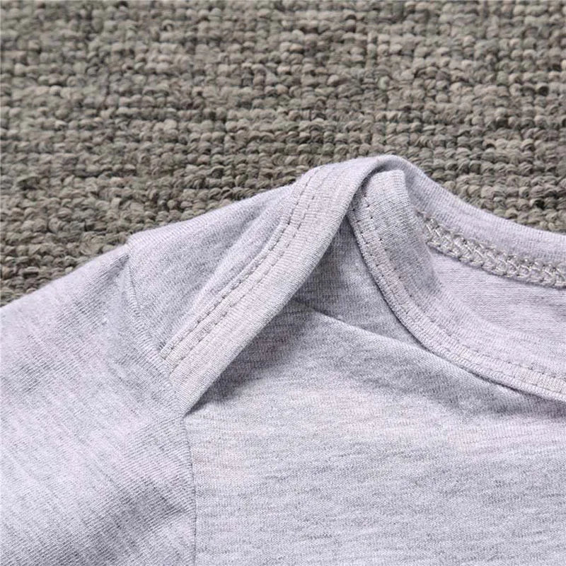 Baby-Bodys, Tattoos-Druck, Rock, 6–24 Monate, Baumwolle, langärmeliger Baby-Body.