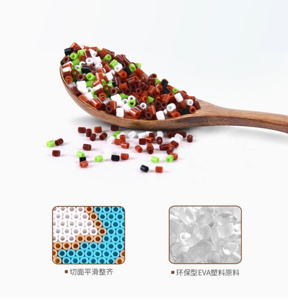 72 colors 24 colors 2.6mm Perler Fuse beads Iron beads Kit Hama beads 3D Puzzle DIY Toy Kids Creative Handmade Craft Toy Gift.