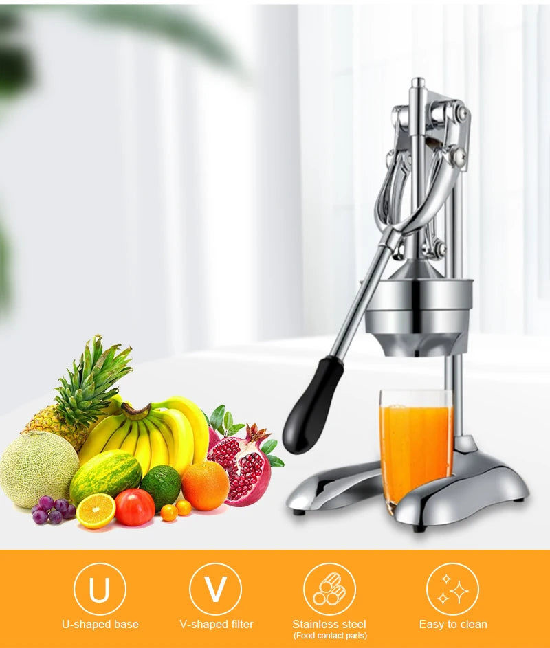 Stainless Steel Citrus Fruits Squeezer Orange Lemon  Juicer Lemon Fruit Pressing Machine Press Juicer Home commercial.