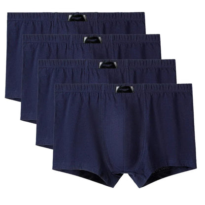 4 Teile/los Schlüpfer der Männer Männliche Unterhose Shorts Boxer Unterwäsche Slip Baumwolle Große Größe 5XL 6XL