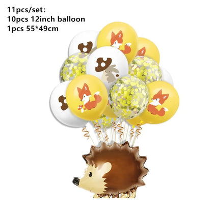 Waldtiere Party Dschungel Safari Geburtstag Party Dekor Waldkreaturen Dschungel Tier Wald Partyzubehör Babyparty.