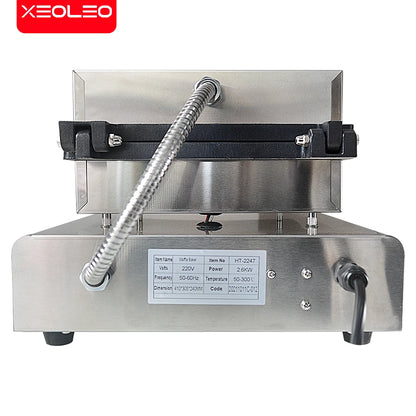 XEOLEO Electric Waffle Maker 850W Round Ball Waffle Machine 4cm Waffle Making Machines Non-stick takoyaki maker.