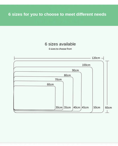 white mousepad Portable Mouse pad large Gaming Waterproof Non-slip PU Suede Desk Mat Computer Keyboard desk pad Mats.