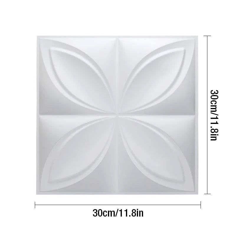 30x30cm 3D three-dimensional wall sticker decorative living room wallpaper mural waterproof 3d wall panel mold bathroom kitchen