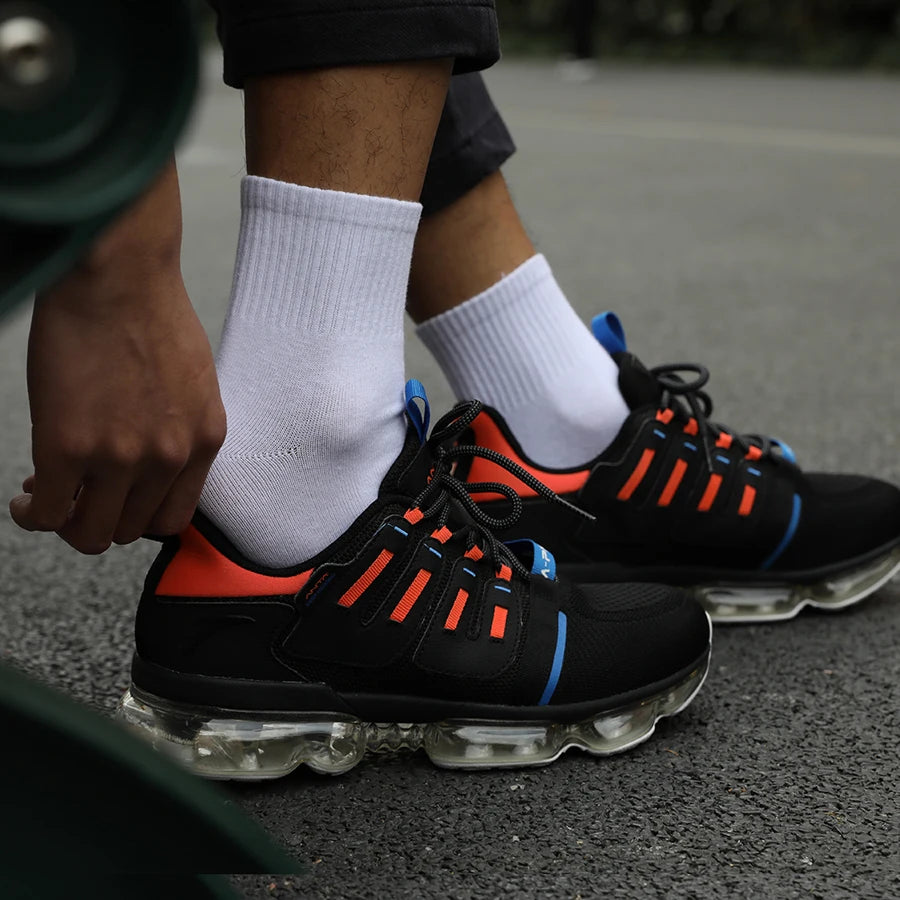 5 Pairs/Lot Socks Men Cotton Running Casual Thick Solid Compression Breathable Outdoor Travel Long High Crew Sock Male 4 Styles.