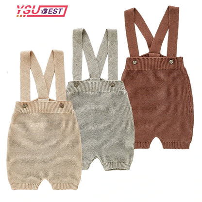 2022 Baby Strampler Sleeveless Herbst Kleinkind Mädchen Jungen Overall Gestrickte Solide Neugeborenen Kinder Kleidung Super Weiche Ein Stück Gesamt.