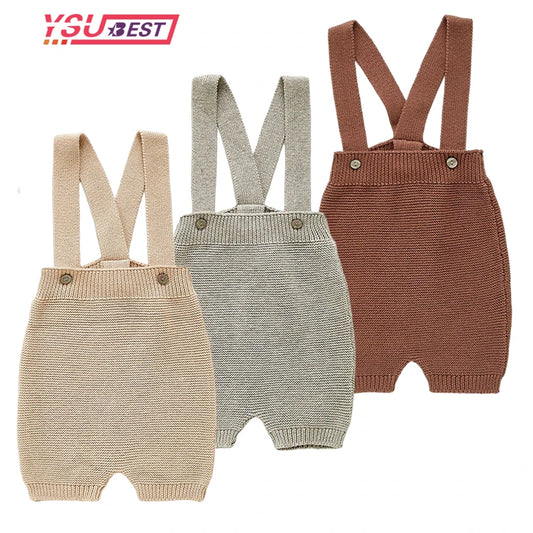 2022 Baby Strampler Sleeveless Herbst Kleinkind Mädchen Jungen Overall Gestrickte Solide Neugeborenen Kinder Kleidung Super Weiche Ein Stück Gesamt.
