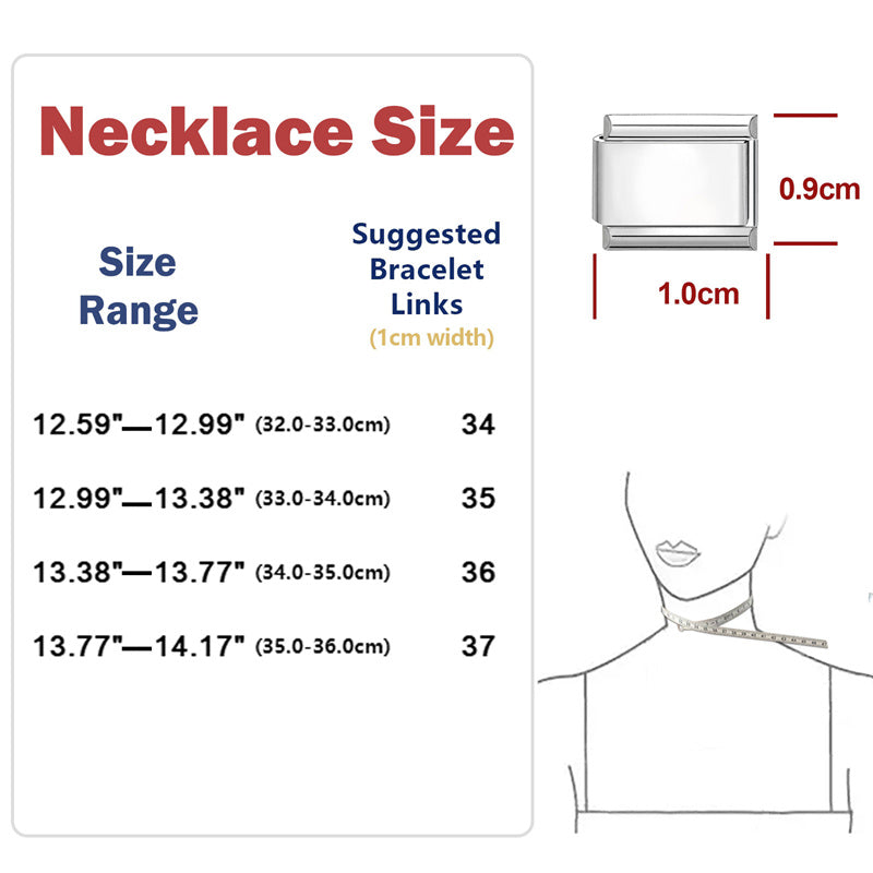 New Fashion 9mm 15 Style Italian Modular Charm Bracelet Fashionable Leisure Holiday Scenery Literary Modular Elastic Bracelet.