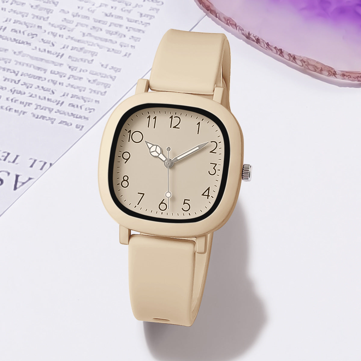 Fashion Brand Bear Women Quartz Watch 2024 Ladies Casual Silicone Jelly Watches Clock Girl Gift Zegarek Damski.