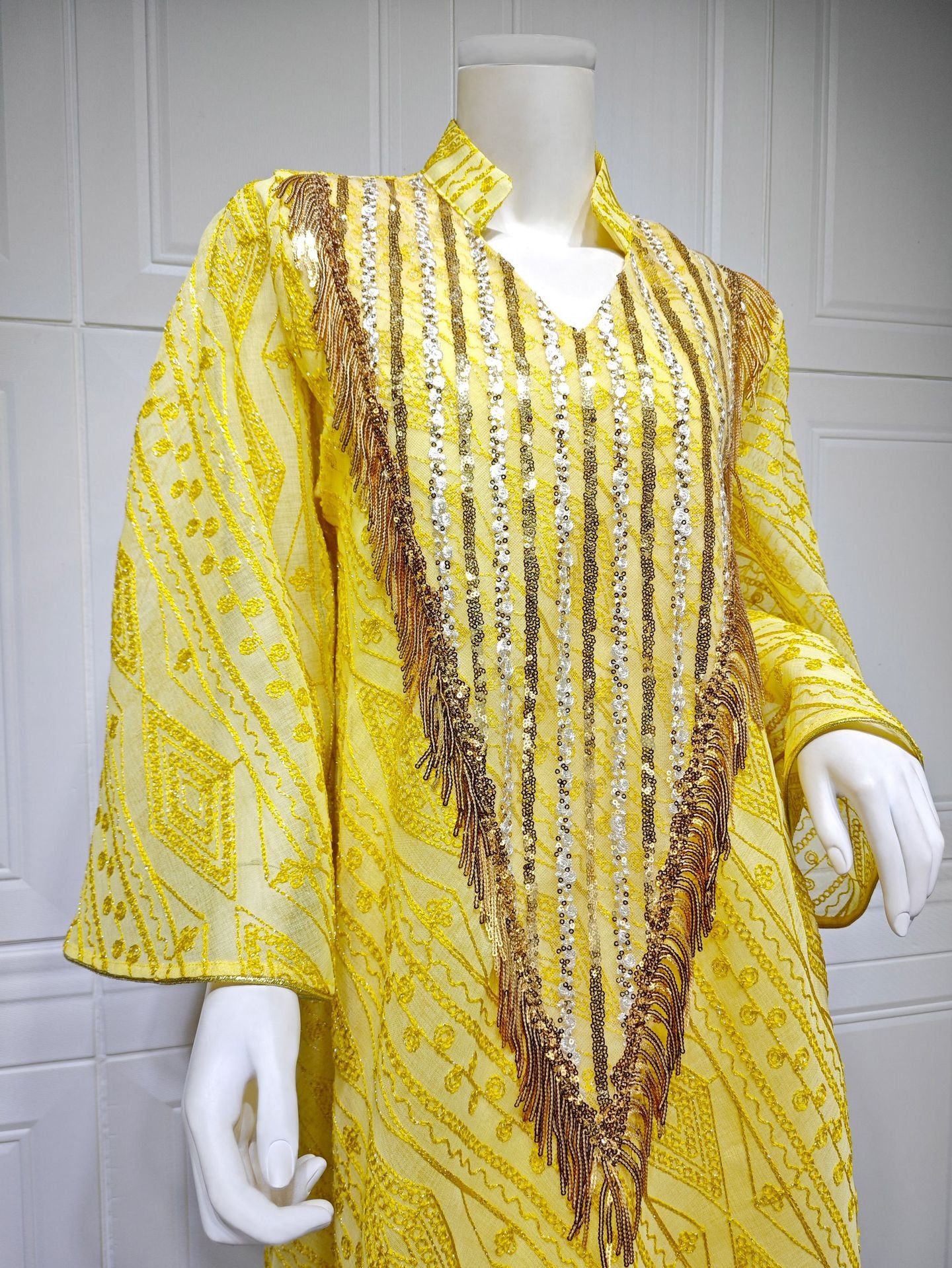 Marokko Party kleid für Frauen muslimische Abaya Mesh Pailletten Jalabiya Dubai Abayas Kaftan Abaya Islam Vestidos arabische lange Robe Herbst