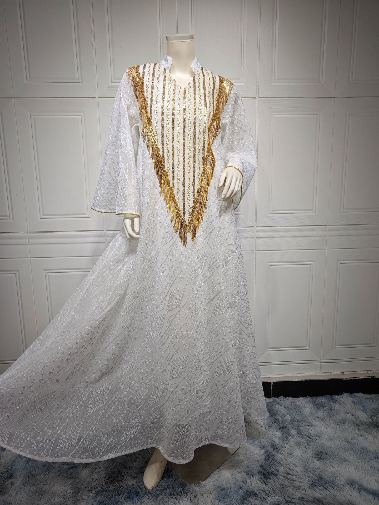 Marokko Party kleid für Frauen muslimische Abaya Mesh Pailletten Jalabiya Dubai Abayas Kaftan Abaya Islam Vestidos arabische lange Robe Herbst