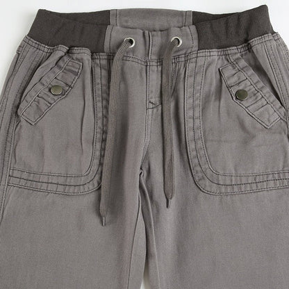 Vintage Y2K Flared Jeans Retro Button-up Low Rise Casual Denim Hose Harajuku 2000er Jahre Hose Basic Aesthetic Mom | H&D Shop