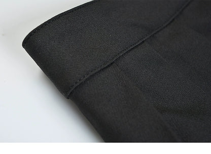 AltGoth Punk Mall Goth Shorts Skirt Women Y2k E-girl Streetwear Harajuku Leg Ring Buckle Detachable High Waist Emo Alt Clubwear.