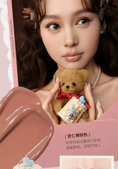Flower Knows The Sweetie Bear Collection Coating Lip Jelly Lip Cream 5ml Lip Makeup Professional Cosmetics.