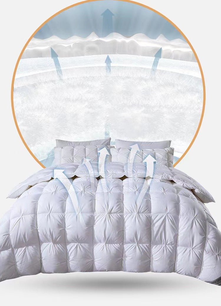 UVR 95% White Goose Down Comforter Down Comforter 5 Star Hotel Winter Down Comforter Full Cotton Comforter Double Bed Full Size.