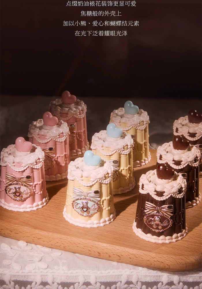 Flower Knows The Sweetie Bear Collection Coating Lip Jelly Lip Cream 5ml Lip Makeup Professional Cosmetics.