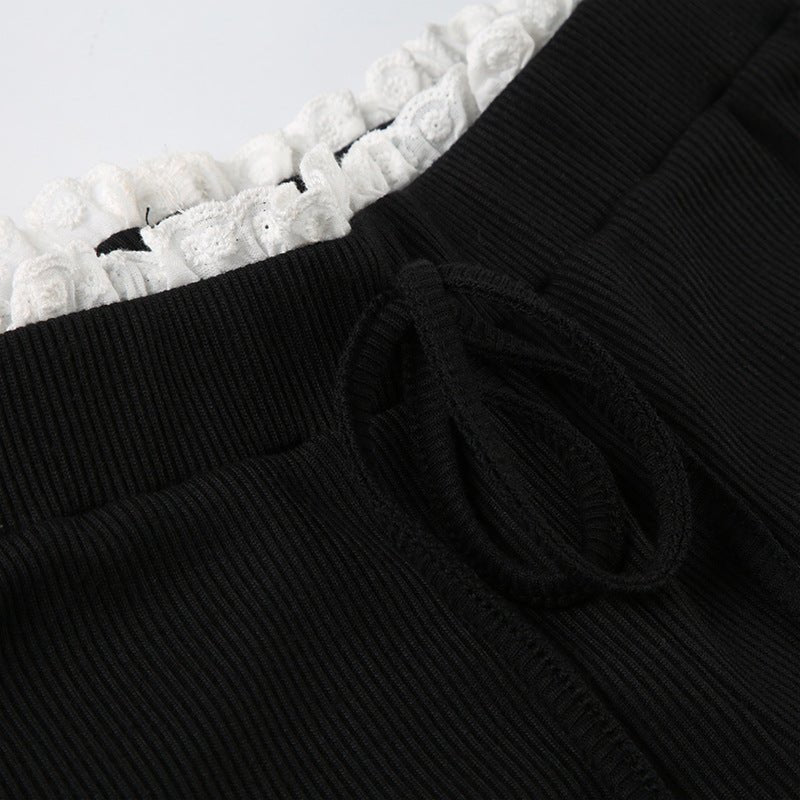 Vintage Y2K Flared Jeans Retro Button-up Low Rise Casual Denim Hose Harajuku 2000er Jahre Hose Basic Aesthetic Mom | H&D Shop