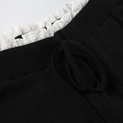 Vintage Y2K Flared Jeans Retro Button-up Low Rise Casual Denim Hose Harajuku 2000er Jahre Hose Basic Aesthetic Mom | H&D Shop