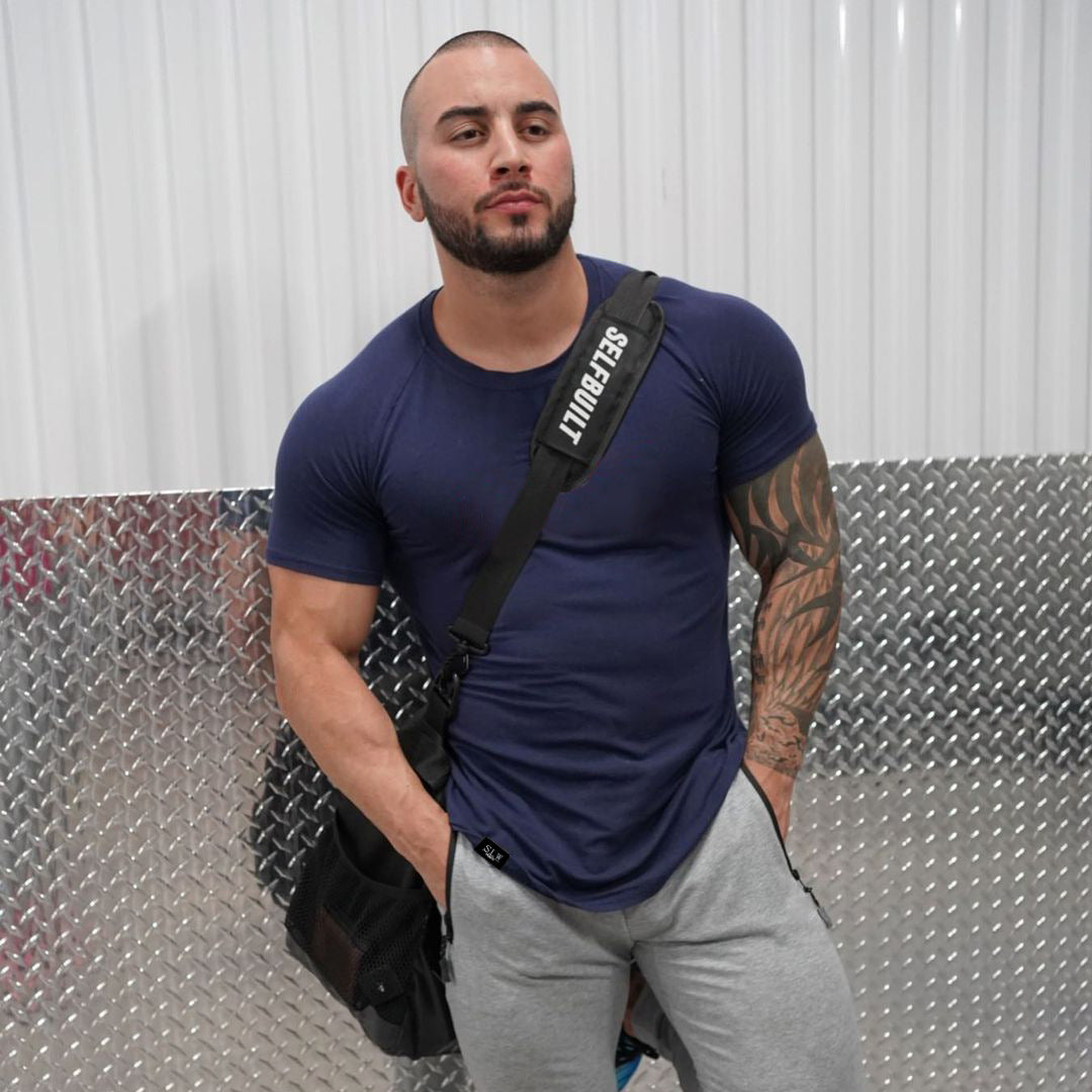 New Fashion Men's Summer Casual Comfortable Tight-Fitting T-Shirt Sports Gym Sportswear Quick-Drying Breathable T Shirt M-3XL.