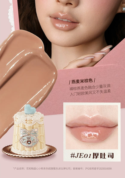 Flower Knows The Sweetie Bear Collection Coating Lip Jelly Lip Cream 5ml Lip Makeup Professional Cosmetics