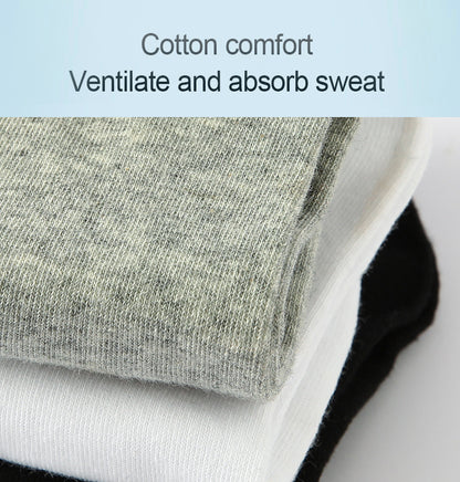 10/20/30 Pairs Socks Men Ankle Cotton Socks Brand Classic Fashion Black White Socks Breathable Mesh Athletic Short Socks Summer.
