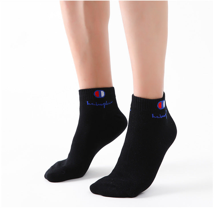 10/20/30 Pairs Socks Men Ankle Cotton Socks Brand Classic Fashion Black White Socks Breathable Mesh Athletic Short Socks Summer