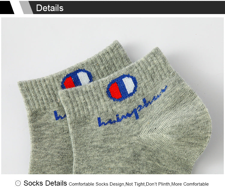 5/10/20 Pairs Men Ankle Socks Cotton Brand Classic Fashion Black White Socks Breathable Mesh Athletic Sports Socks for Summer