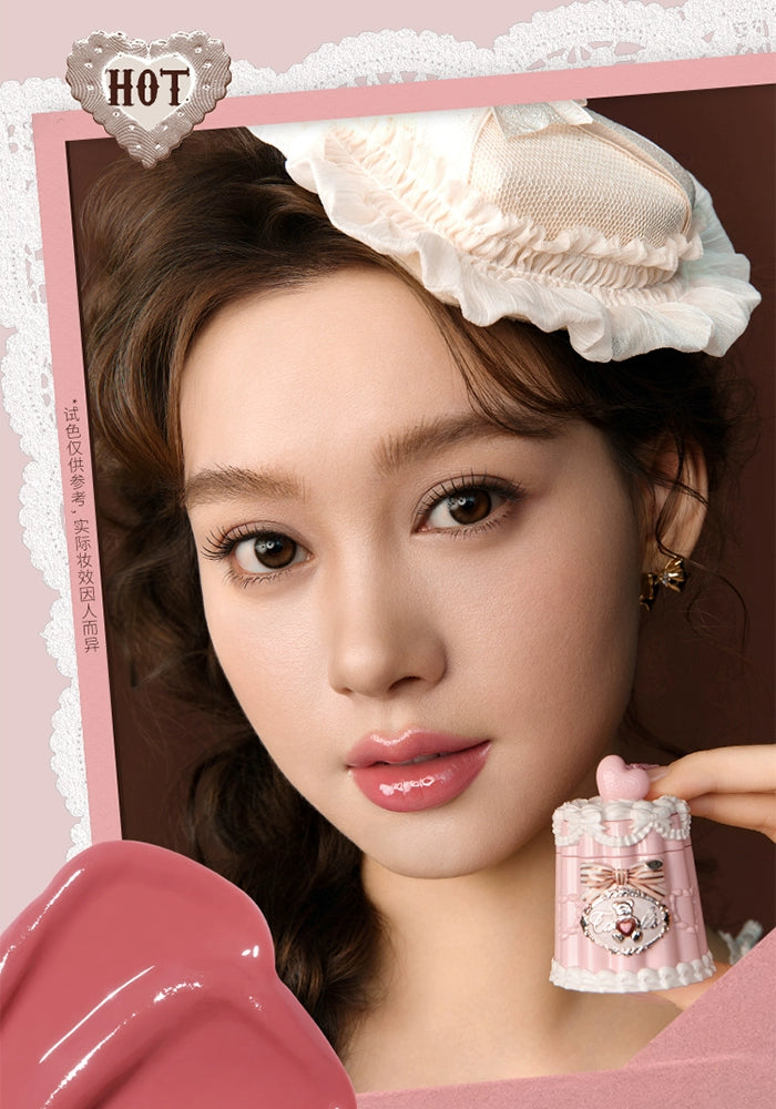 Flower Knows The Sweetie Bear Collection Coating Lip Jelly Lip Cream 5ml Lip Makeup Professional Cosmetics.