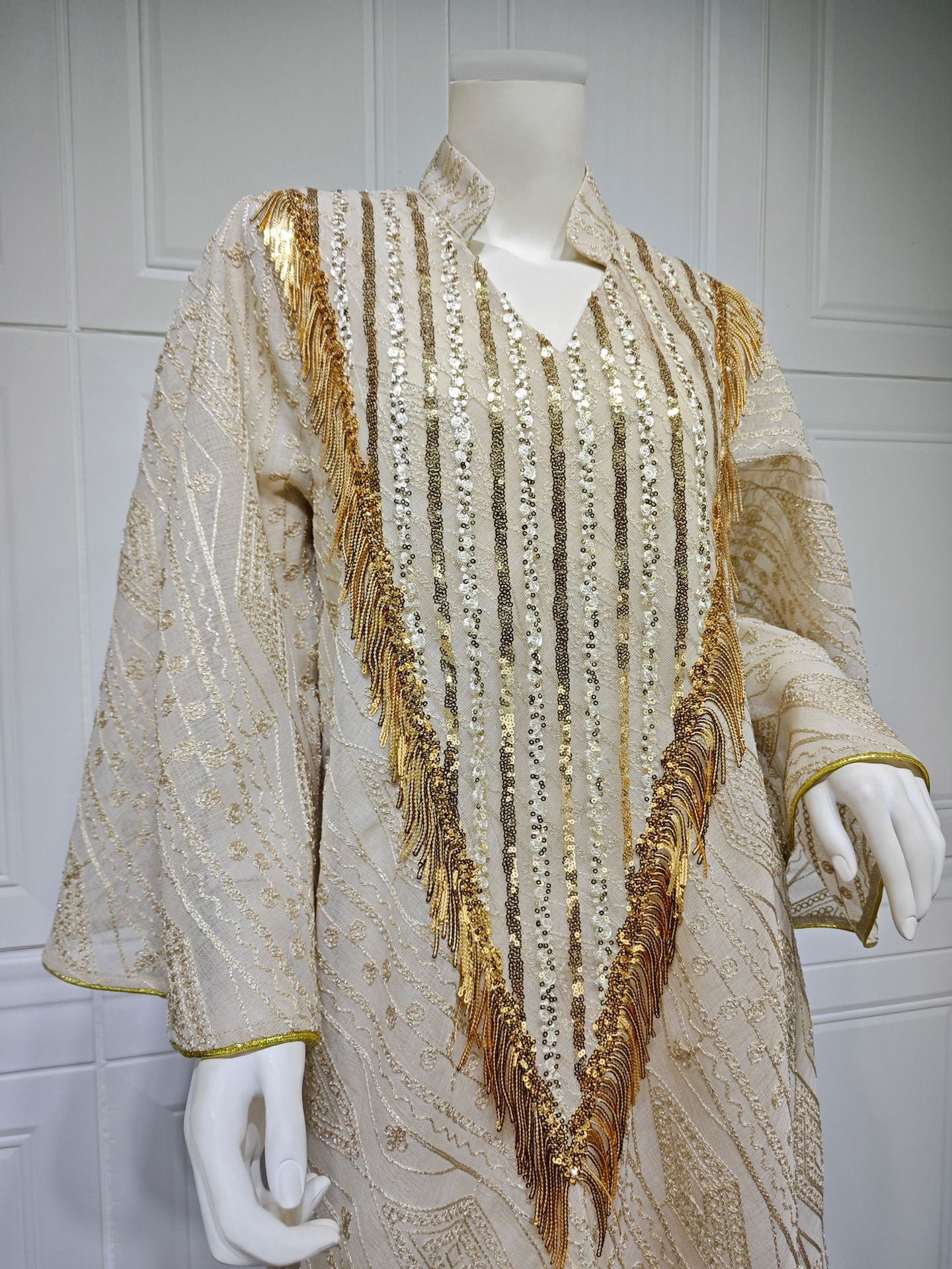 Marokko Party kleid für Frauen muslimische Abaya Mesh Pailletten Jalabiya Dubai Abayas Kaftan Abaya Islam Vestidos arabische lange Robe Herbst