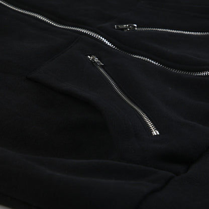 AltGoth Dark Academia Gothic Sweatshirt Women Streetwear Harajuku Vintage Y2k E-girl Cyber Punk Fur Collar Loose Cardigan Tops