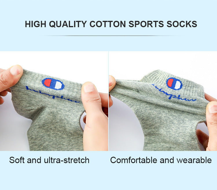 10/20/30 Pairs Socks Men Ankle Cotton Socks Brand Classic Fashion Black White Socks Breathable Mesh Athletic Short Socks Summer.