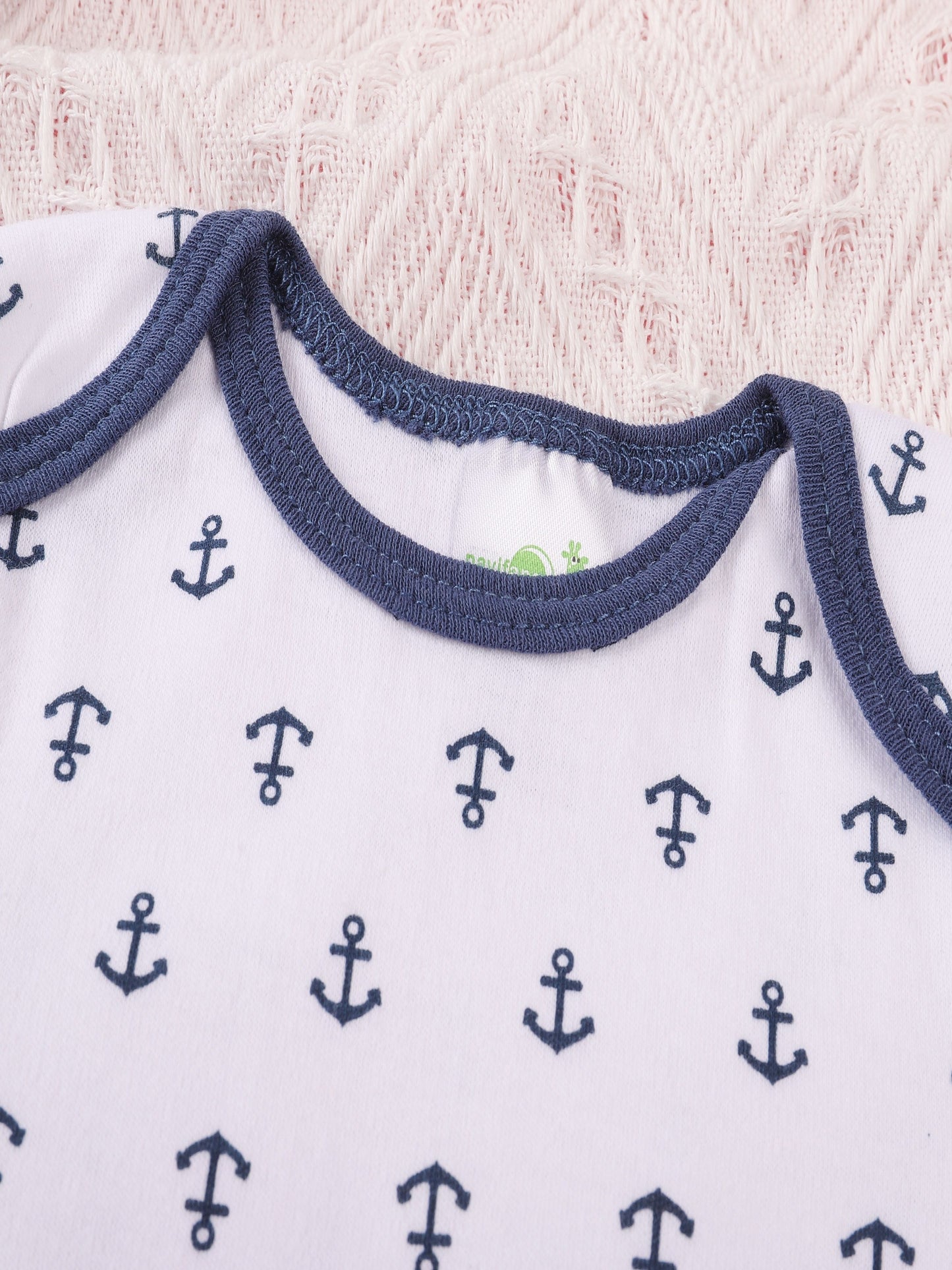 3PCS Sommer Jungen und Mädchen Nette Muster Hoodie Set Kurzarm Dreieck Overall Neugeborenen Baumwolle Bequeme Overall Pyjamas