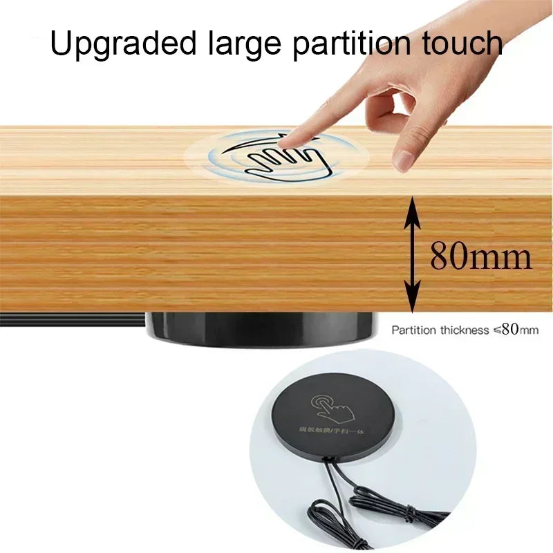 12V LED Dimmbarer Berührungssensorschalter Durchdringende Holzplatte Smart Home Maßgeschneiderter Dimmer für die Beleuchtungssteuerung.